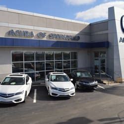 Acura of springfield - At Springfield Acura, we’re here to help before, during, and long after your purchase — making sure you enjoy the full value of your investment and have all of your family’s …